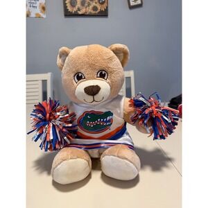Build-A-Bear University of Florida Gators Cheerleader Teddy Bear‎ Plush 13 Inch